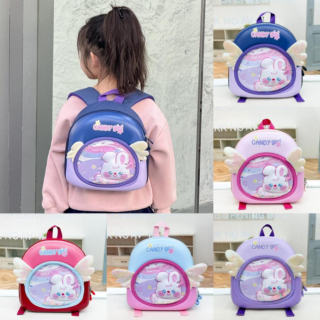 Childrens Cartoon Bunny Backpack With Eva Material For Kindergarten Girls