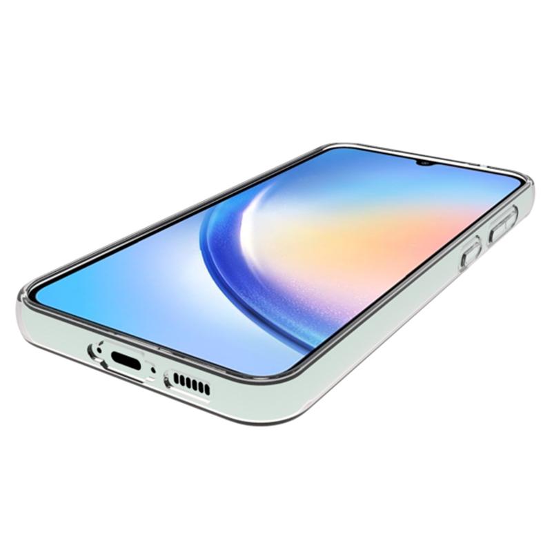 For Samsung Galaxy S23 FE Watermark-Free Phone TPU Case Transparent Glossy Phone Cover