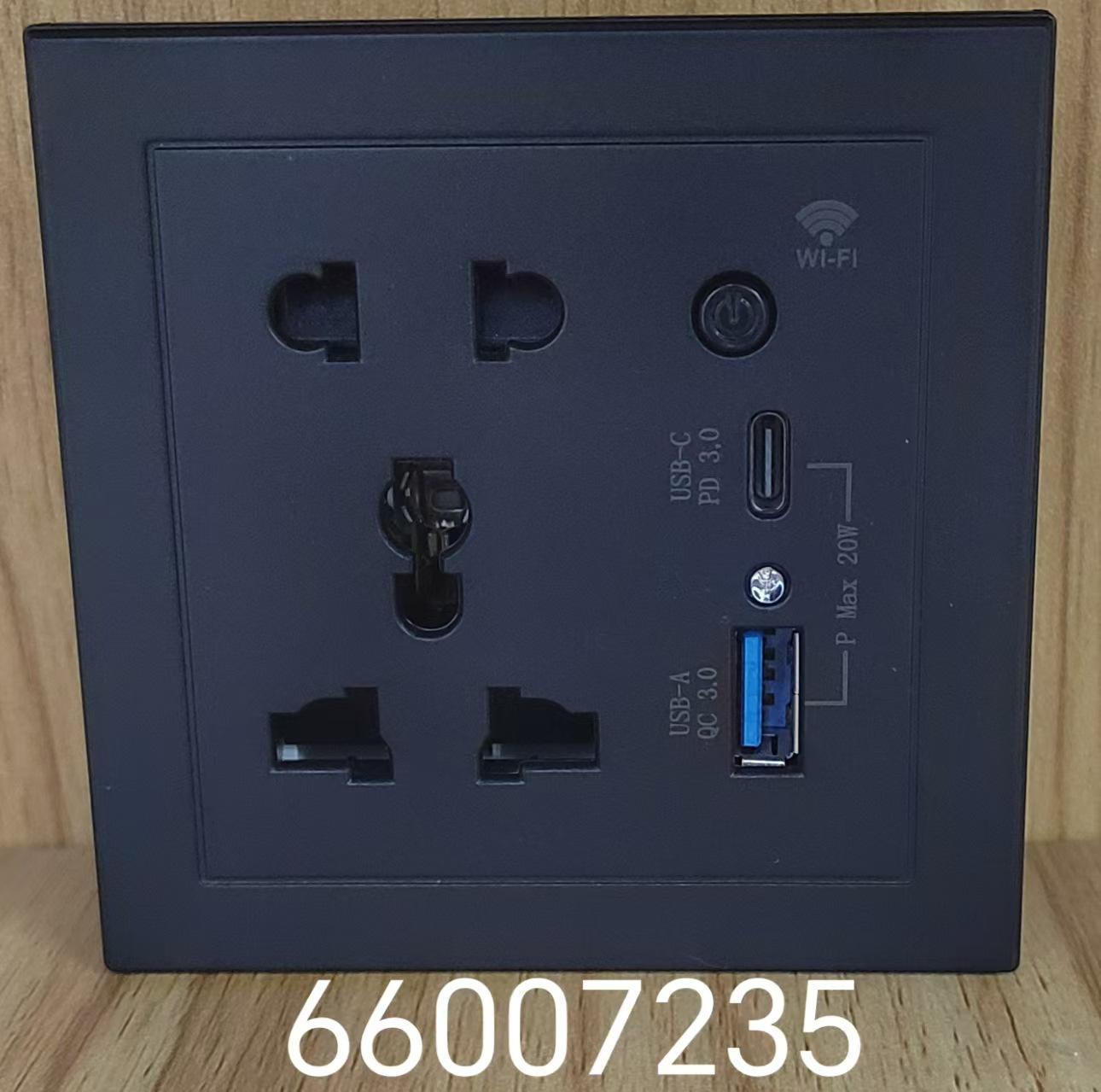 

Smart 86-Type WiFi Wall Socket Timer, Voice-Controlled, 20W Fast Charge, USB & Type-C, Xiaomi Design