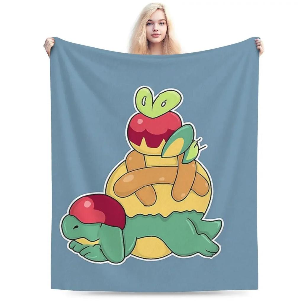 Appletun And Applin Blankets Soft Warm Flannel Throw Blanket Bedspread for Bed Living Room Picnic Travel Home Sofa
