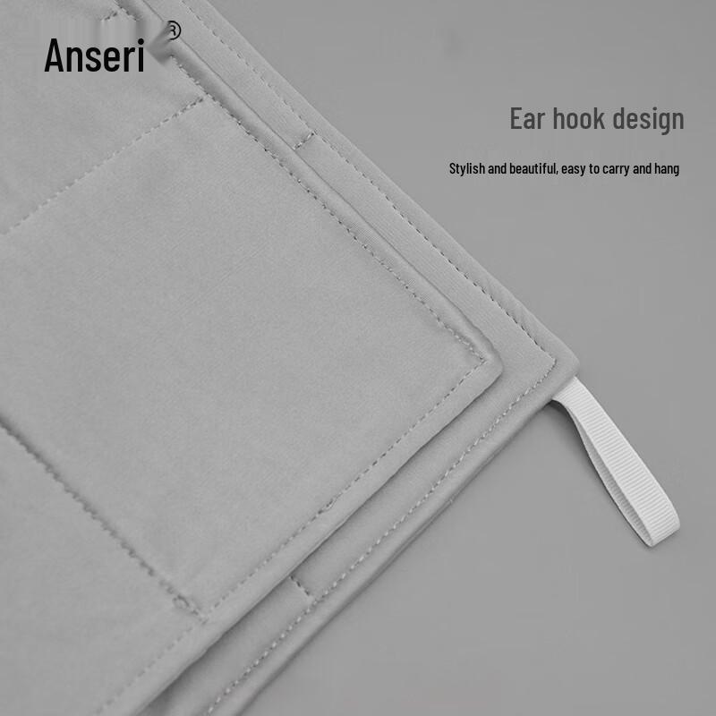 Впитывающее безворсовое чистящее полотенце Ansaicai 20x20cm серый