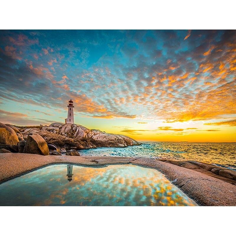 

Алмазная картина пейзаж 5D Diy Алмазная вышивка городская мозаика горный хрусталь картина Новое поступление украшения дома Full Round 20x30CM