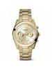 Women's Watch with Golden Bezel and Steel Bracelet In Boyfriend Style, Model ES3884