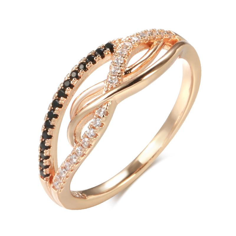 SIMJOO Zircon Ring Fashion Line Lady Ring