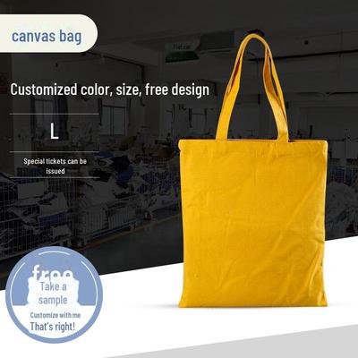 Sac fourre-tout en toile personnalisable pour étudiants avec option d'impression de logo