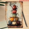 Vintage Kettle Metal Wall Art Poster, Kitchen Decor for Loft & Cafe