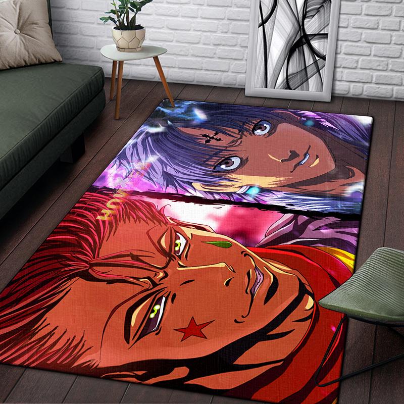 Hunter X Hunter Carpet for Living Room,Soft Flannel Rug for Bedroom ,Anti-Slip  BATHROOM Mat,  Baby Play Mat, Kitchen Mat