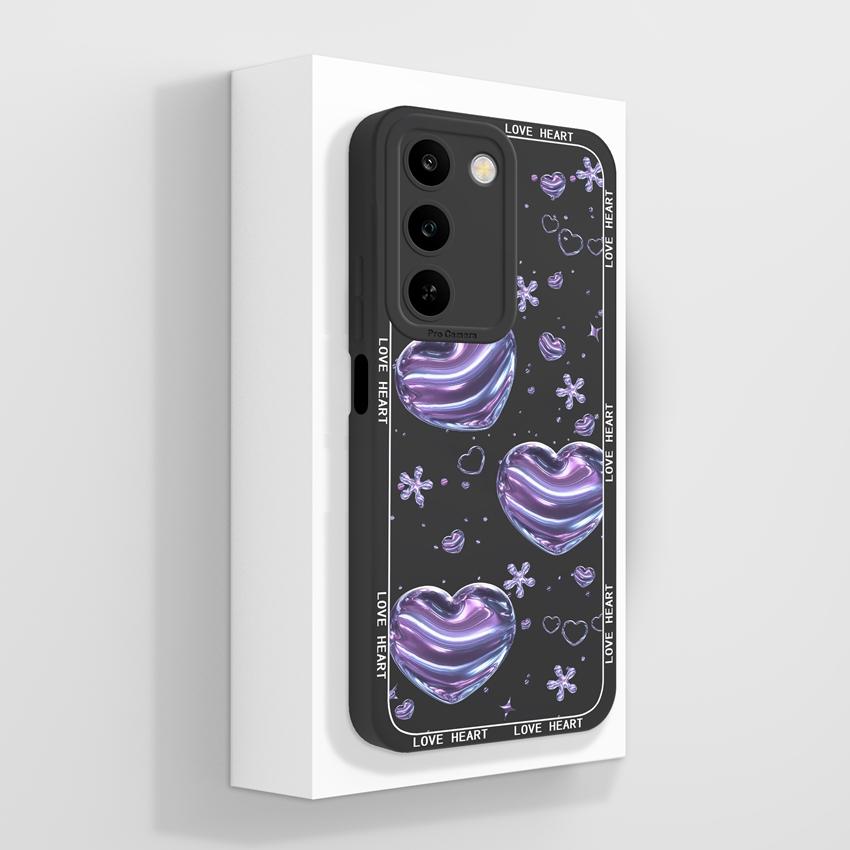 For Realme C100 5G Phone Case Sweet Butterfly Patterns Camera Coverage Funda For OPPO Realme C 100 6.8inches Soft Silicone Shell