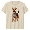 Airedale Terrier Dogs Animals Unisexs TShirt Unisexs Tee Graphic Unisex Top