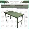Portable Steel Folding Table & Chair Set