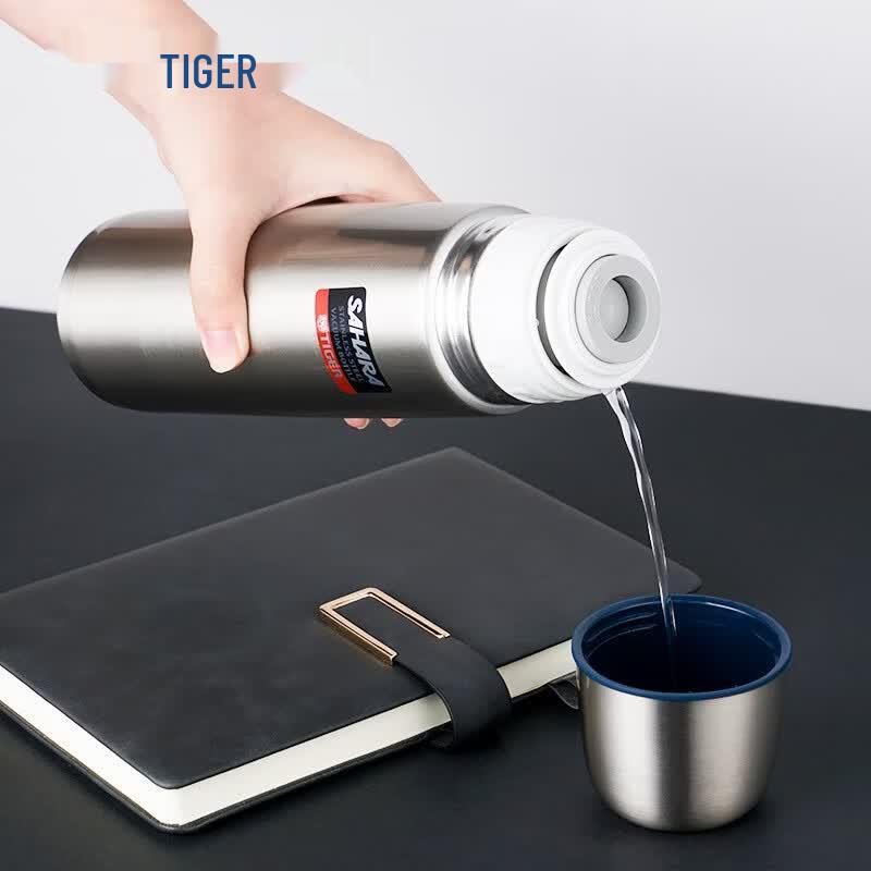 TIGER Portable Stainless Steel Vacuum Insulated Water Bottle