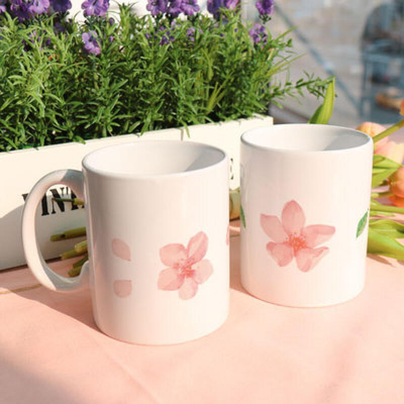 tk215-Design Mug 2p-Cherry Blossom Petals