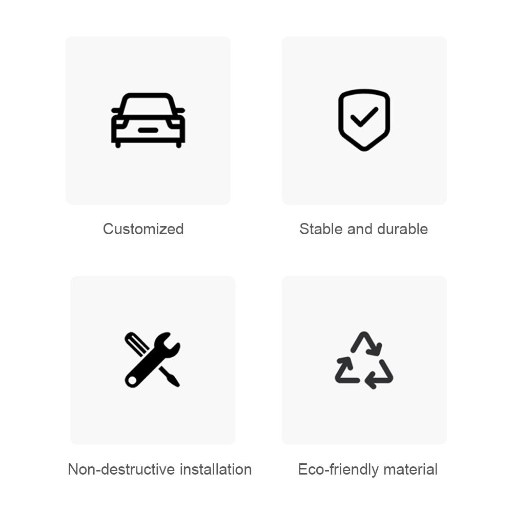 Car Rear Trunk Mounting Bracket Rear Trunk Hook Luggage Bag Umbrella Hanger Umbrella Hanging Hook for Tesla Model Y Accessories