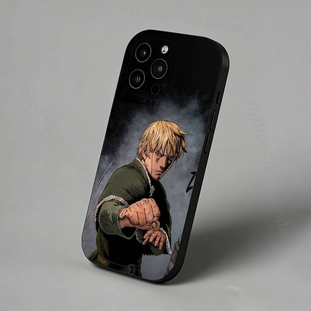 Comics V-Vinland Saga Handyhülle Für iPhone 17,16,15,14,13,12,11 Pro,Max,Plus,X,XS,XR,SE,Mini iPhone15promax black