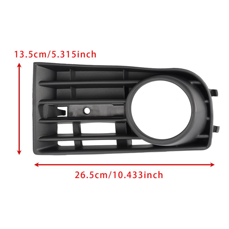 Artudatech Front Bumper Fog Light Grill Cover Bezel For VW Golf V MK5 2003-2009 2004 205 2006 2007 2008 1K0853665B 1K0853666B