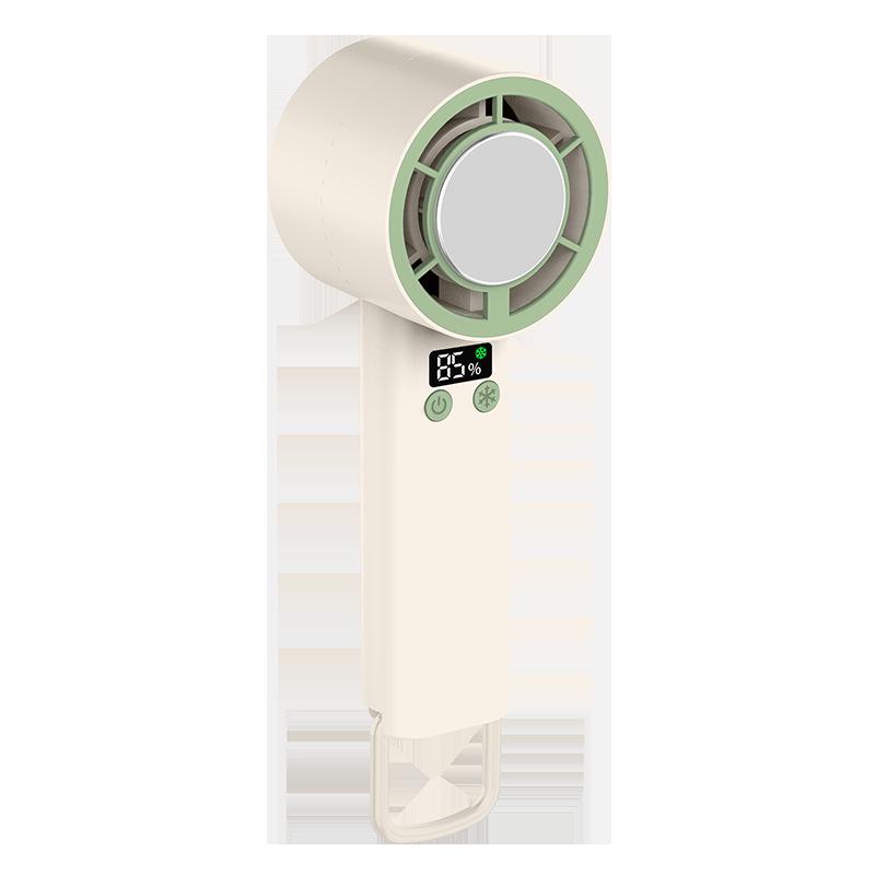 

Portable Mini Handheld Refrigerating Fan with Cold Compress & Carabiner 62*62*165MM