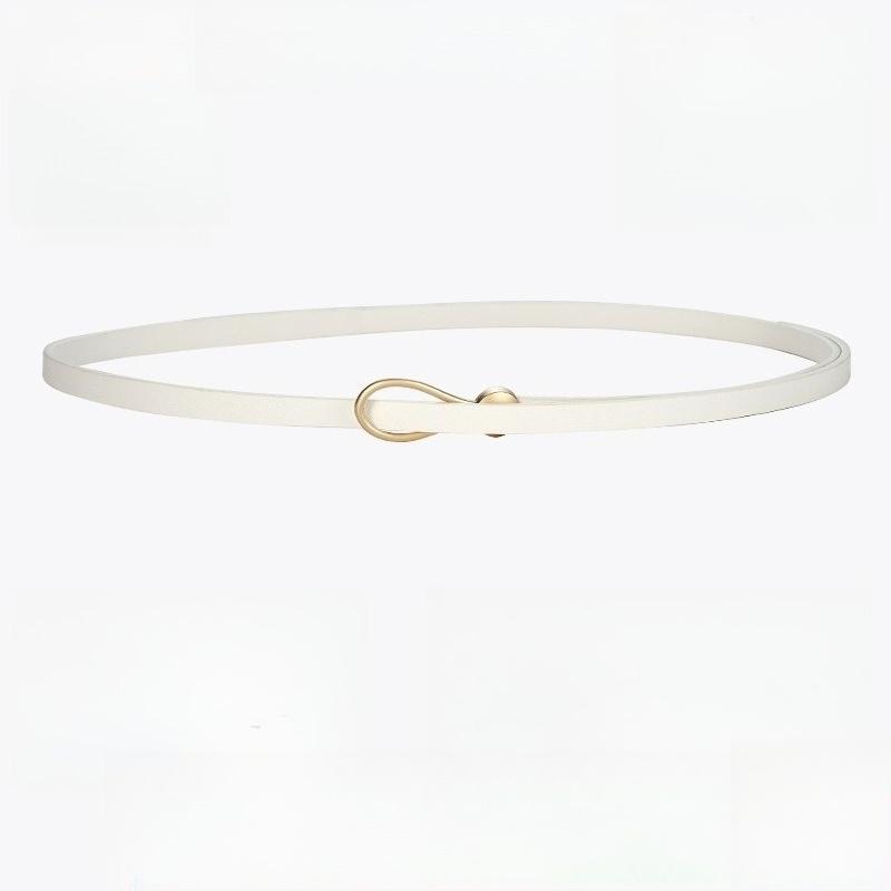 Korean-Style Fashionable and Versatile Slim Waist Belt for Women – Knotted Decorative Leather Belt for Dresses and Sweaters