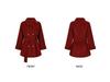White Princess-Style Wool Coat: Women's 2025 Petite Winter Design, Short & Warm