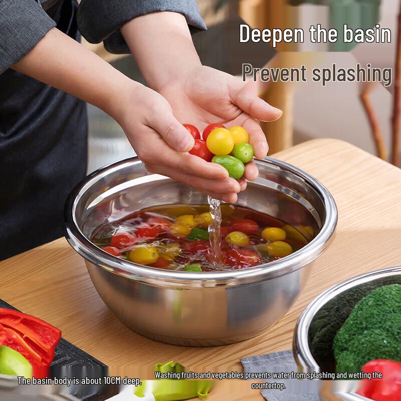 

Chahua 28cm Multi-purpose Stainless Steel Basin