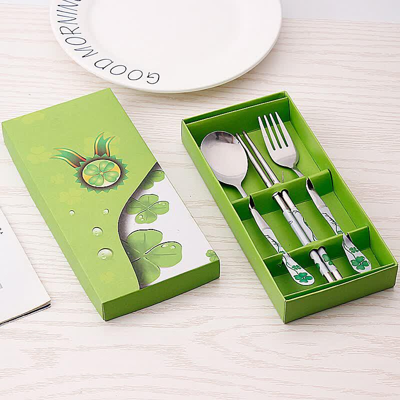 Ru Han 316 Stainless Steel 3-Piece Portable Cutlery Set