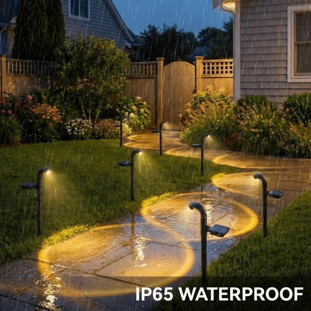 Warm White Light Solar Pathway Lights Waterproof Solar Power Solar LED Light  Lawn Decoration