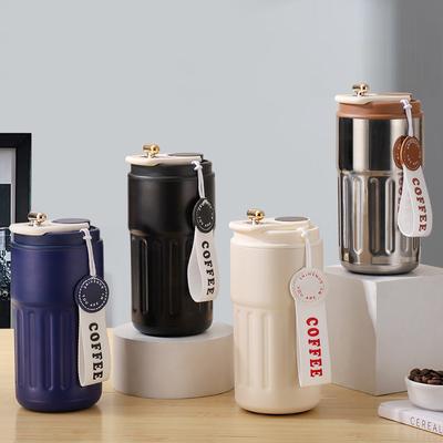 Thermos Cup 316 Stainless Steel Temperature Display Coffee Cup Portable Vacuum Car Easy Cup High Value Gift Cup