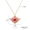 Sailor Moon Usagi Tsukino Magical Transformation Necklace Keychain Anime Pendant