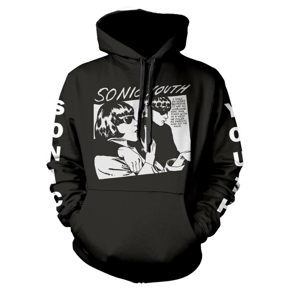 Sonic Youth Unisex mikina s kapucí s rukávem pro dospělé pro dospělé Goo Album