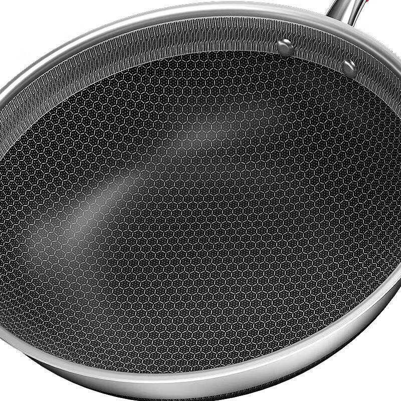 KOBACH 316L Stainless Steel Honeycomb Wok