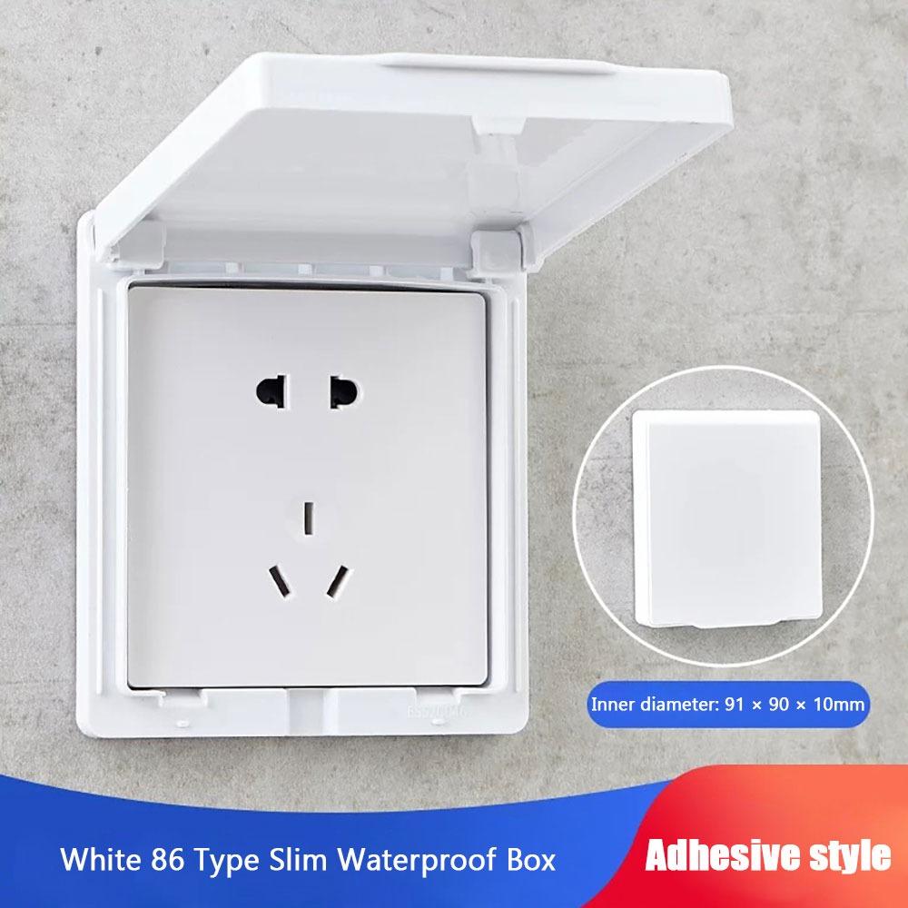 Întrerupător montat pe perete Capac de protecție Auto-adeziv de protecție Priză Priză Cutie impermeabilă Perete