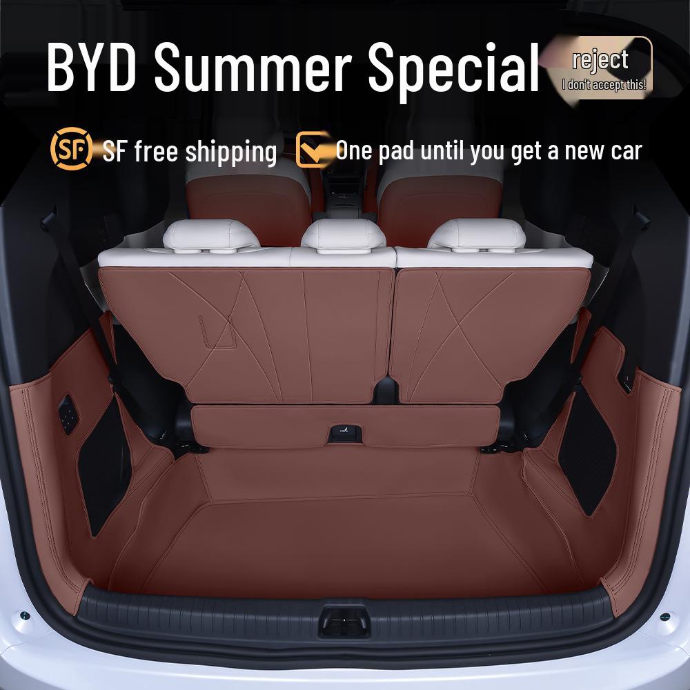 Full Coverage Trunk Mat for 2025 BYD Xia - Interior Modification Accessory