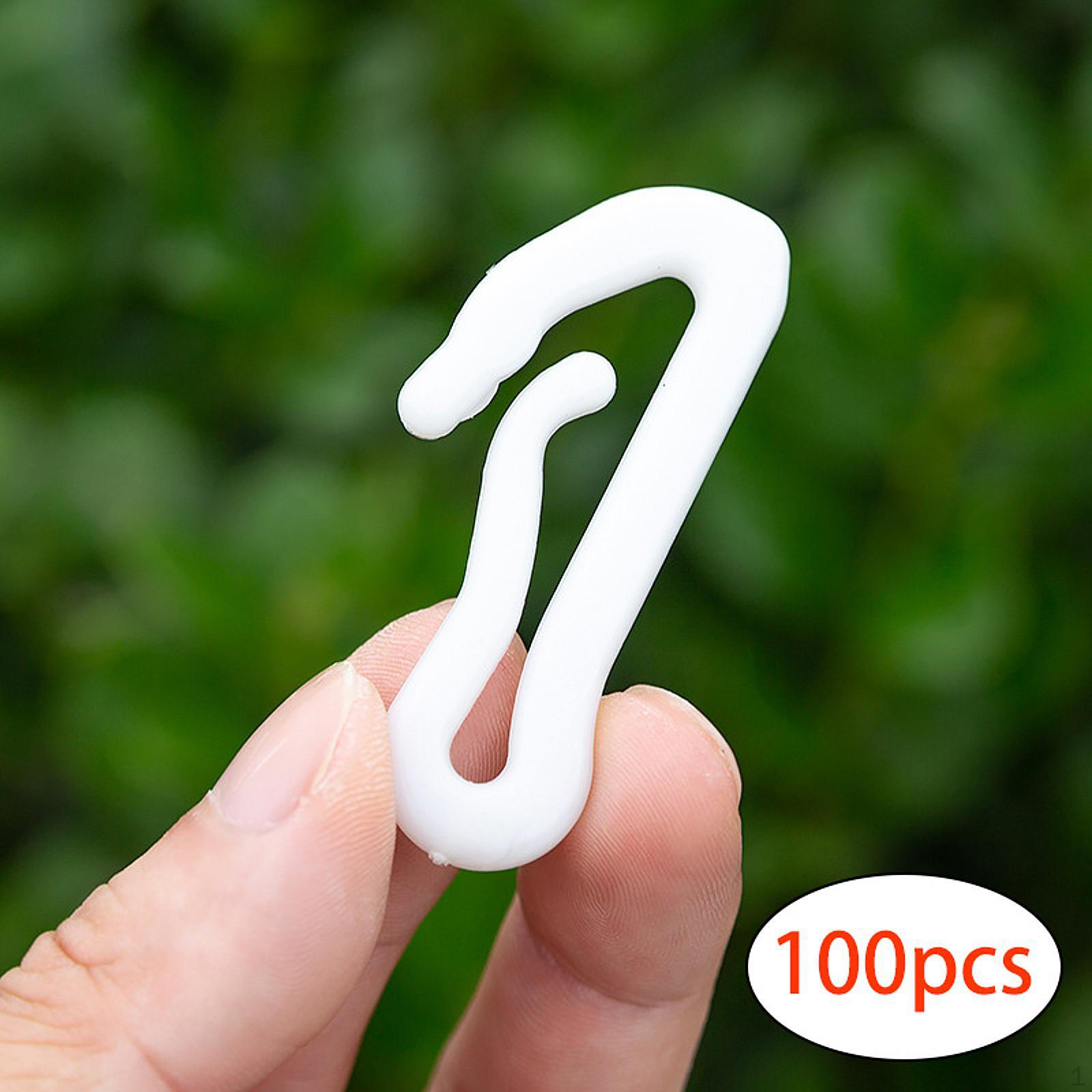 

100 штук Клипсы для тепличной пленки Зажимы для каркаса для квилтинга Садовые Многофункциональные Легко устанавливаются