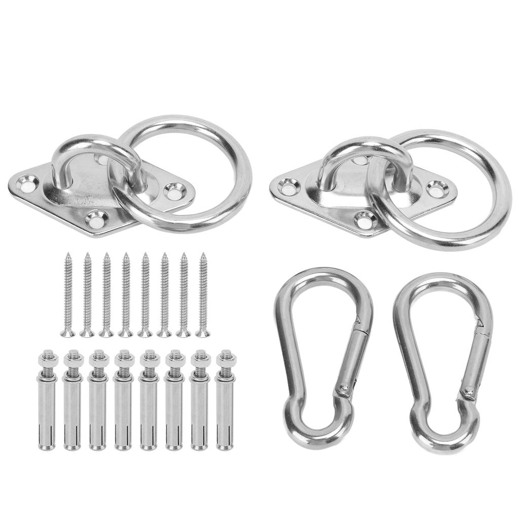 Stainless Steel Ceiling Hanging Kit High Hardness Suspension Bracket Hook Hanger for Yoga Hammock Swings