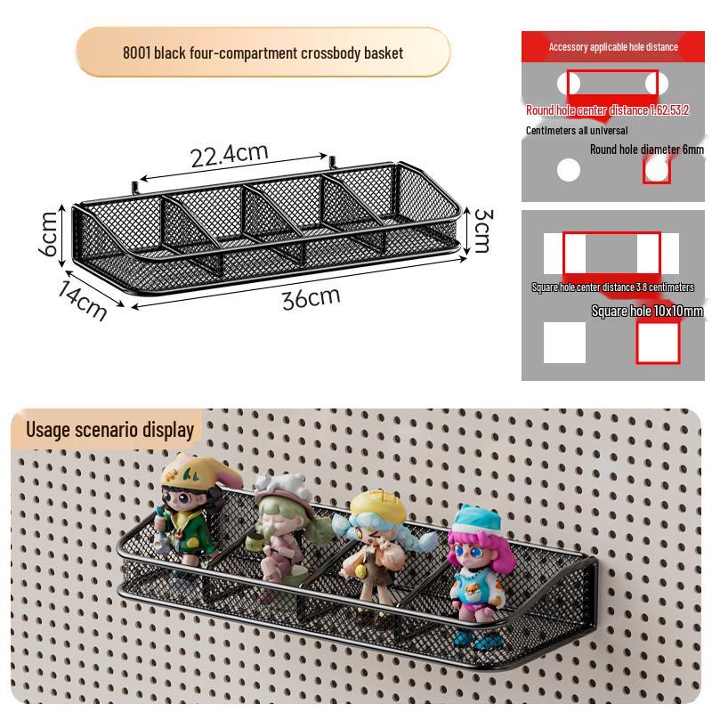 Stainless Steel Pegboard Hooks for Supermarket Shelves and Perforated Walls