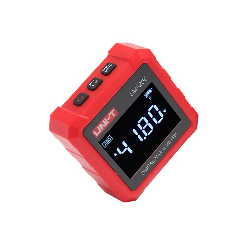 UNI-T LM320C Digital Inclinometer Electronic Goniometer Magnetic Angle Meter for Precision Measurement Absolute & Relative 4x90°