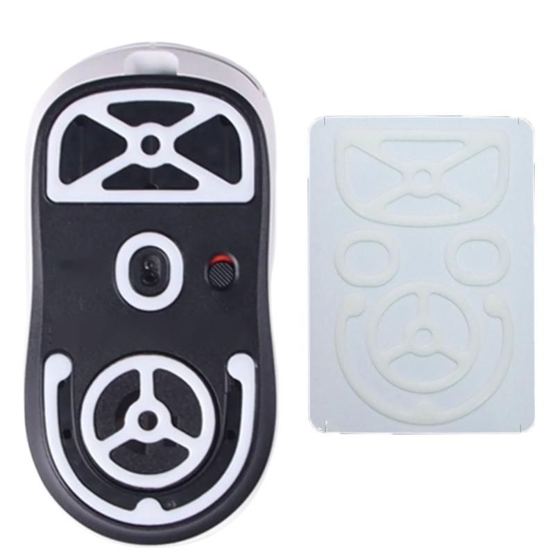 Esportstiger Ice Mouse Skates Stickers Mouse Feet Pad Round Glides Curveds Edges for ATK A9 Plus Ultra Mouse