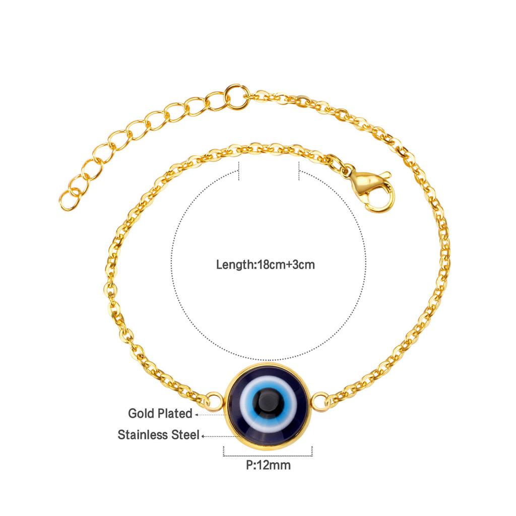 Eye of The Devil Electroplated Metal Jewelry