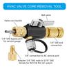 Vacuum Valves Cores Removal Tool Pressure Monitoring Vacuum Tool 5/16in Female 1/4in Male