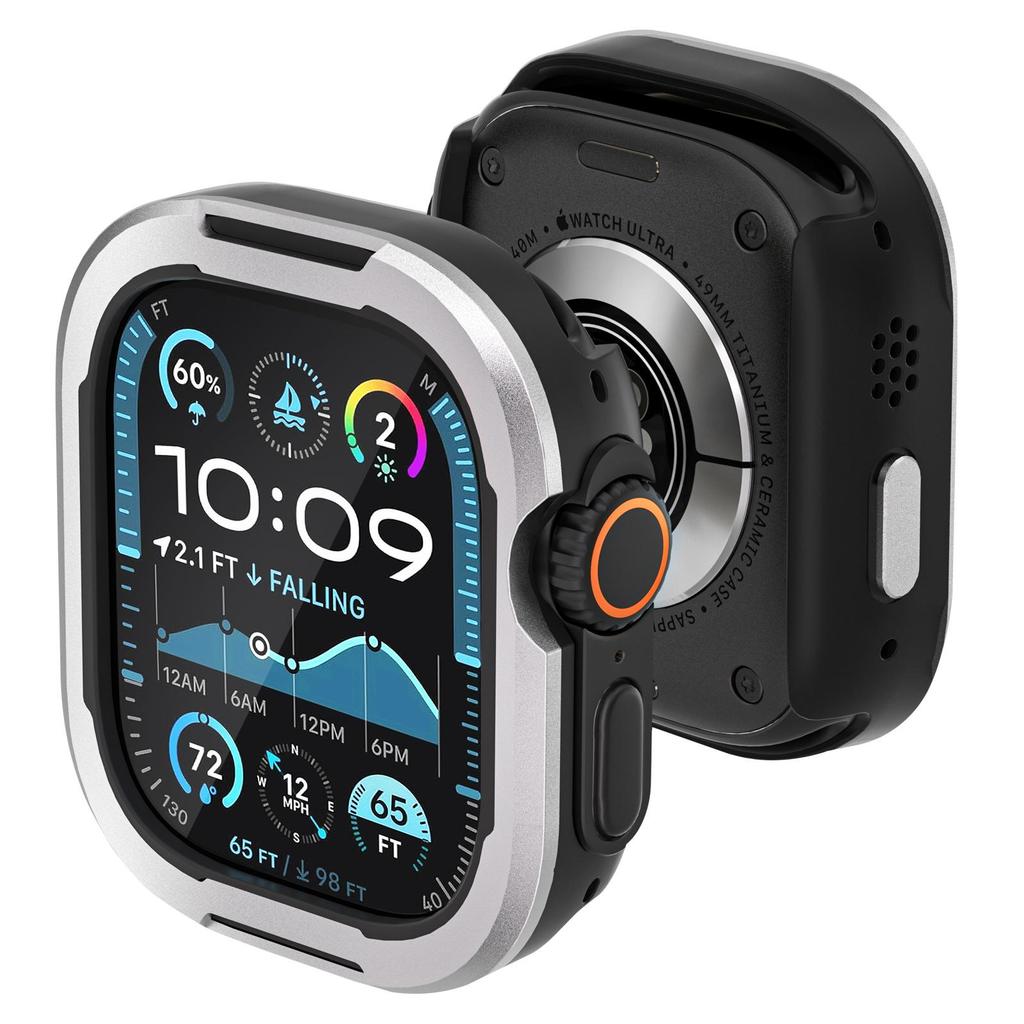 Металевий броньований чохол для Ultra 2 10 9 8 7 6 5, ударостійкий захисний чохол для iWatch 40мм 41мм 42мм 44мм 45мм 46мм 49мм