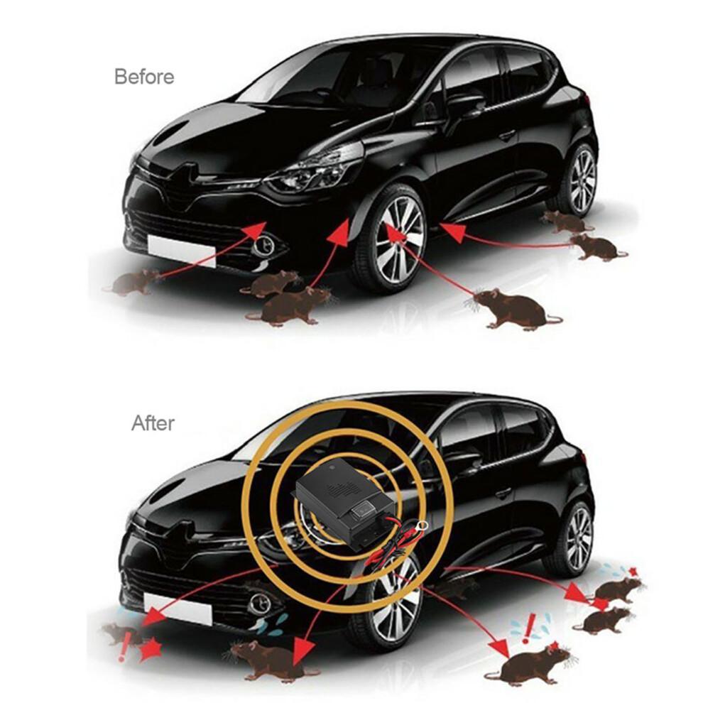 12V Car Rat Rodent Ultrasonic Repellent Vehicle Chases Rat Rodent Mice