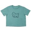 AWESOMEUS Dog That Is Pressed Down Crop Short Sleeve T-Shirt_ 5 Colors
