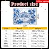 2D flat background fabric with blue and white theme suitable for indoor and outdoor birthday party decoration banners