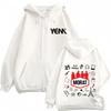Band Morat Yem Welttournee Print Reißverschluss Sweatshirts Herren Damen Hohe Qualität Hoodie Langarm Lässig Locker Zip-Up Jacke