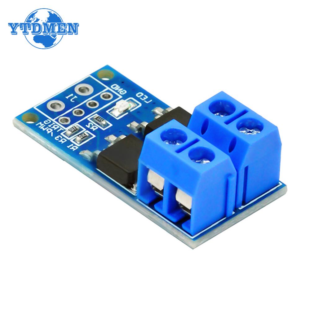 1-10pcs 15A 400W MOS FET Trigger Switch Drive Module PWM Regulator Control Panel DC 5V-36V for Arduino