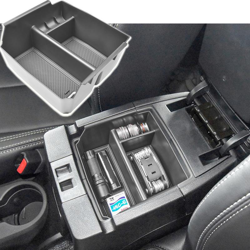 Center Console Organizer for Jeep Wrangler JK/JKU 2011-2018 Accessories, Rubicon, Sport, Sahara Storage Box, NOT for JL/JLU