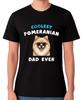 Coolest Pomeranian Dad Ever T-Shirt Dog Lover Gift Men's Tee