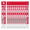 Pentel EnerGel Ballpoint Pen 10 Pieces Refill, 0.5mm, XLRN5H-B, Red,