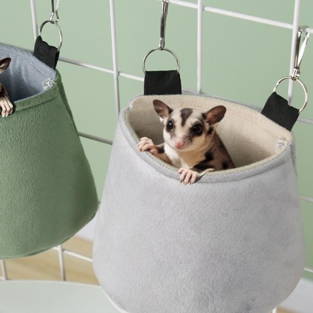 Insulated Hamster Cage Bed Super Thick Hamster Hammock Pet Bed Hamster Warm Nest  Pet Resting