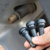 TR413 TR414 Vacuum Tire Valve Nozzle with Dust Cap Car Motorcycle Bicycle Snap-in Tubeless Tyre Rubber Valve Replaceable Parts