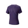 Anta Comfortable Quick-Dry Versatile Short Sleeve T-Shirt Women Tops Sky-Purple 162525109-4